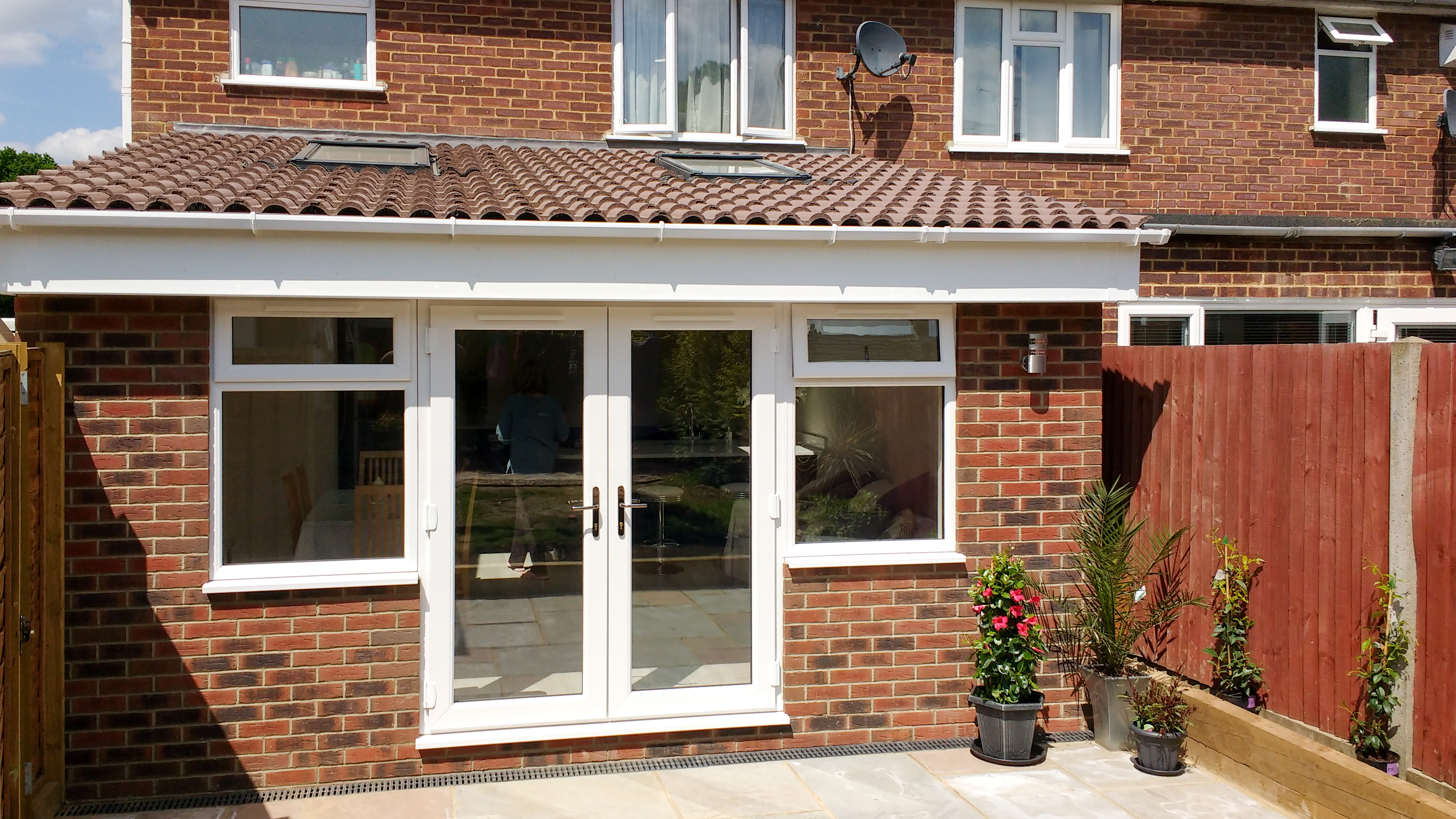 French Doors on Extension